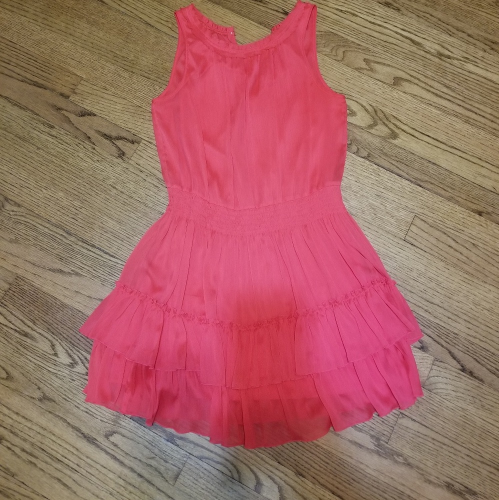 Forever21 red ruffles dress